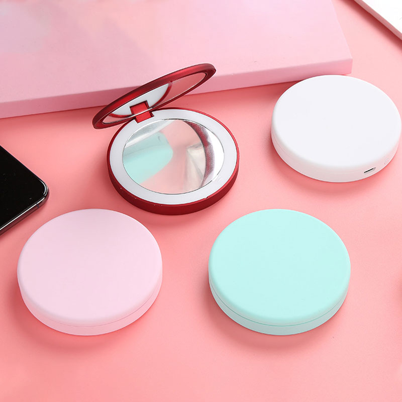 Rechargeable Pocket Mirror with Lights